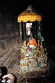 Angkor Thom - Bayon temple, central terrace, vestibule of the main tower, interior 